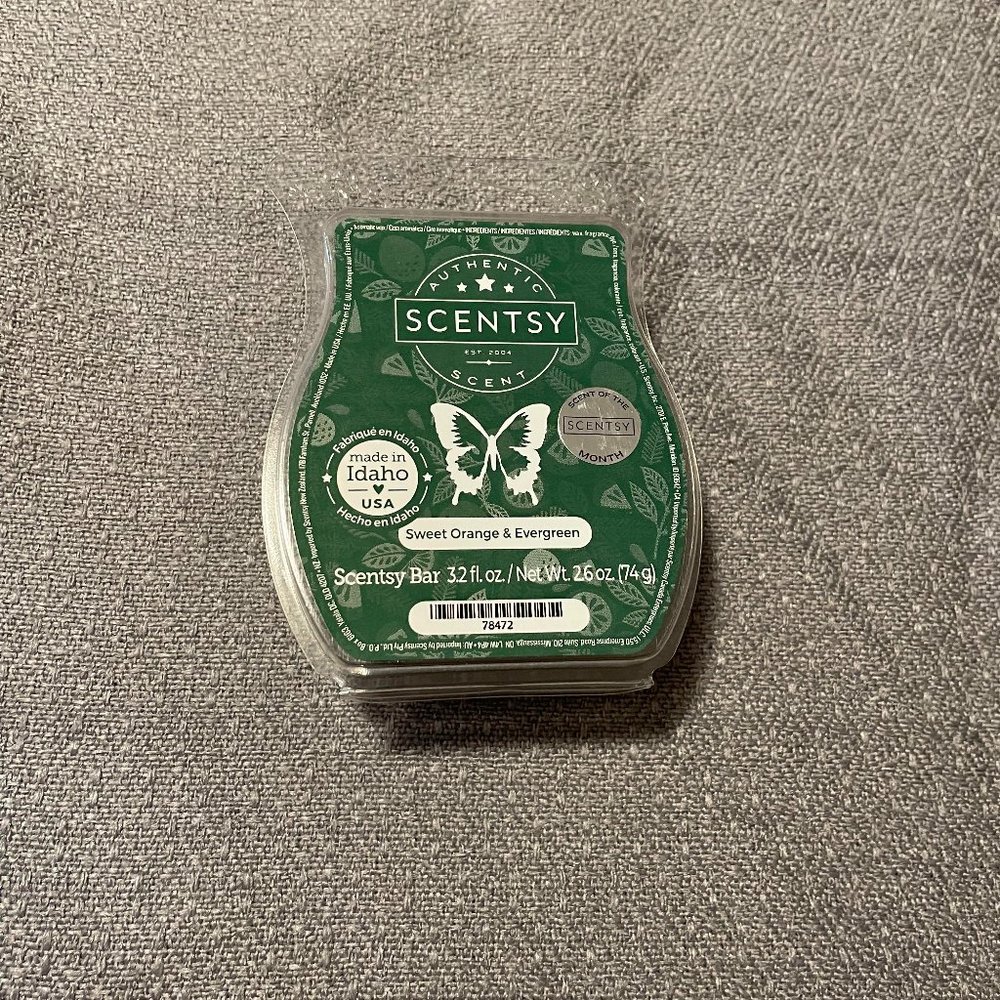Sweet Orange & Evergreen Scentsy Bar - MIX & MATCH 3 for $18